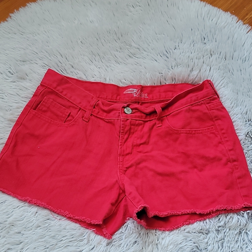 Red shorts